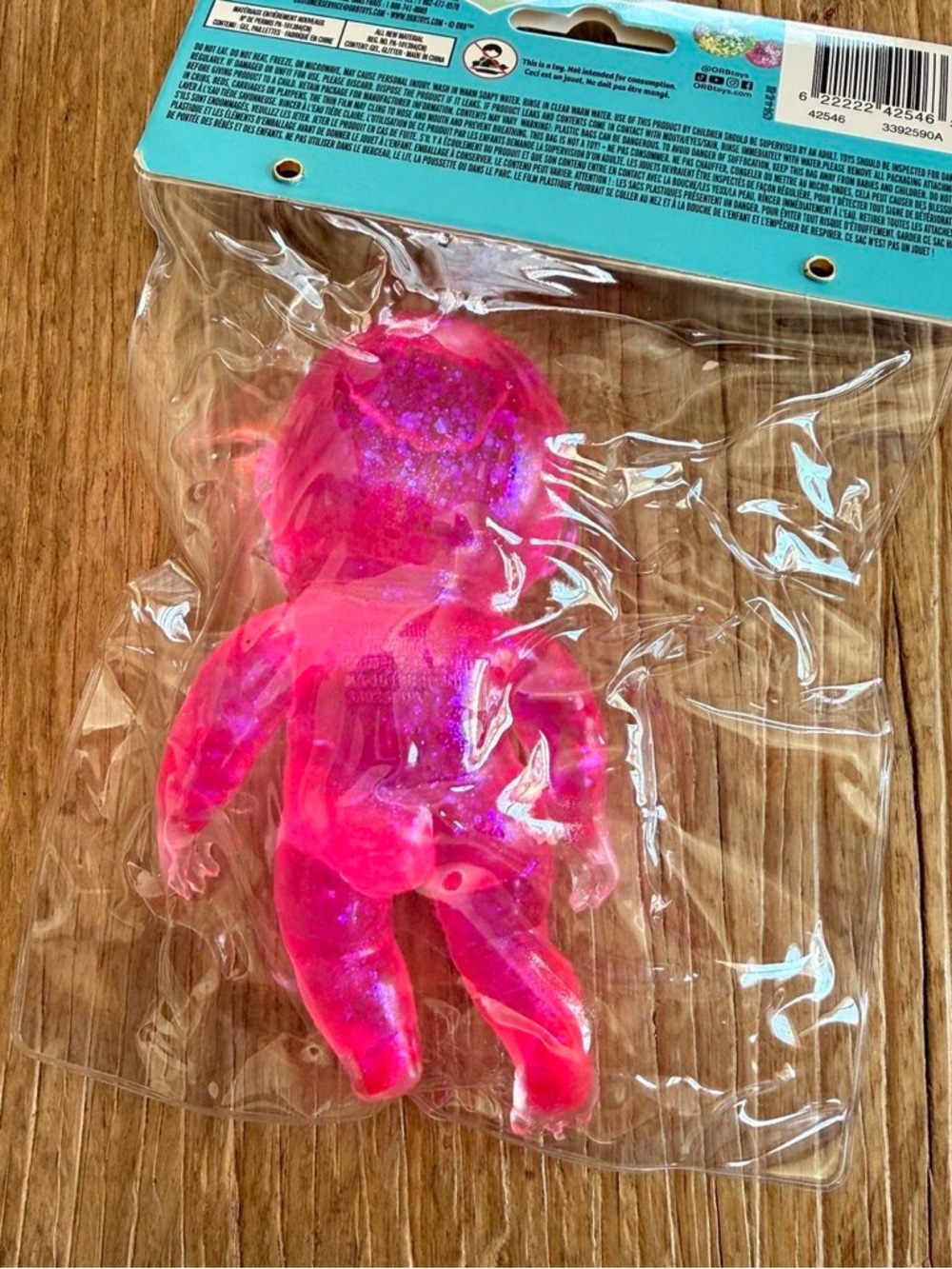 NEW Sugar Swaps Baby Squishy Giant Baby Squeeze Toy In Pink 5in - Picture 2 of 2